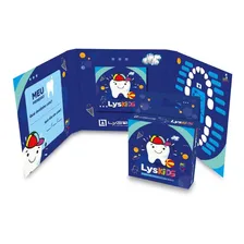 Porta Dentes Infantil De Leite + Album Lysanda Cor Azul Foto mini 1