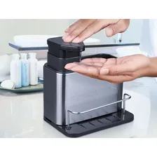 Porta Detergente Organizador Bancada Inox Com Dispenser Foto mini 4