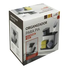 Porta Detergente Organizador Bancada Inox Com Dispenser Foto mini  3