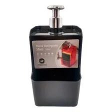 Porta Detergente Slim Com Suporte Para Esponja 500ml Preto Foto mini  2