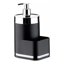 Porta Dispensador Detergente Escorredor Esponja 1254 Future Cor Preto Foto mini 2