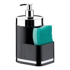 Porta Dispensador Detergente Escorredor Esponja 1254 Future Cor Preto Foto mini 1