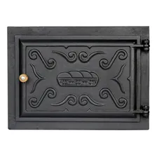 Porta Do Forno De Ferro Fundido Grande Para Fogão Foto mini  2