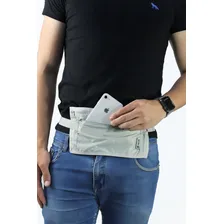 Porta Dólar Doleira Pochete Cinza Foto  mini 1