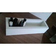 Porta Esmalte Mesa Manicure Mdf Branco Nicho Expositor Foto mini  2
