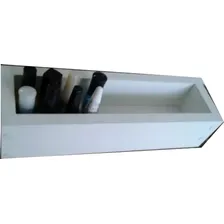 Porta Esmalte Mesa Manicure Mdf Branco Nicho Expositor Foto  mini 1
