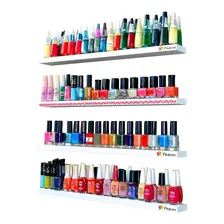 Porta Esmalte P/ Salão De Beleza Expositor Kit4pç Branco Foto mini 1