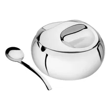 Porta Farinha Farinheira Inox Com Pa 680ml Tramonti 64400521 Foto  mini 1