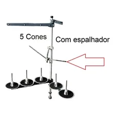 Porta Fio De 5 Cones Máquina De Costura Interloque Galoneira Foto mini 2