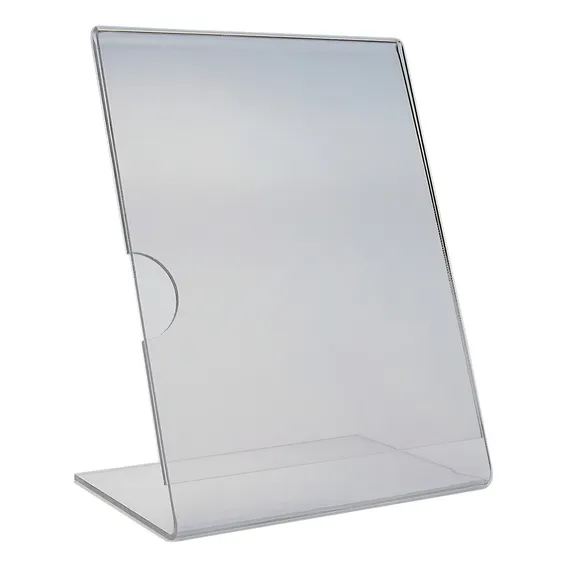 Porta Folha Acrílico A4 L Mesa 30 X 21 Kit Com 10 Peças Foto 1