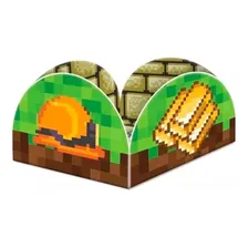 Porta Forminha Para Docinhos Mini Pixels 40un - Junco Foto mini 1