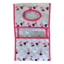 Porta Fralda Lenço Umedecido Pomada Portátil Menino Menina Cor Bailarina Foto  mini 1