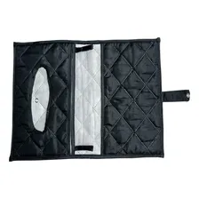 Porta Fraldas Lenço Umidecido Pomada BebĂȘ Menino Menina Cor Preto Foto mini 2