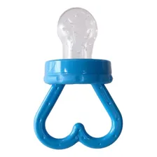 Porta Frutinha Alimentação Chupeta Alimentador Bico Largo Cor Azul Tamanho Da Chupeta Universal Foto mini 2