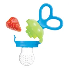 Porta Frutinha Chupeta Alimentadora Buba Baby Azul Foto mini 3