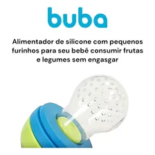 Porta Frutinha Chupeta Alimentadora Buba Baby Azul Foto mini 4