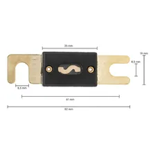 Porta Fusível Faca C Fusivel Principal E Reserva - 150a Foto mini 4