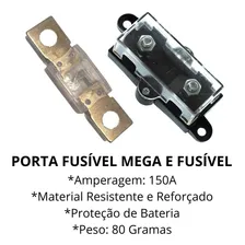 Porta Fusível Mega + Fusível De 150 Amperes Foto mini 4