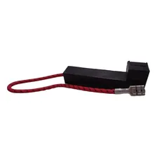 Porta Fusivel Microondas 5kv Fusível 800ma 0,8a Preto Foto mini  3