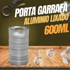 Porta Garrafa Cerveja Térmico Camisinha 600 Barril Lixado Cor Prateado Foto mini 2