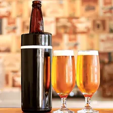 Porta Garrafa Térmico Camisinha Cerveja 600ml Kit - 6 Preto Foto mini 3