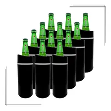 Porta Garrafa Térmico Cerveja 600ml Camisinha Preto - 12 Uni Foto  mini 1