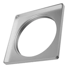 Porta Grelha Pvc Tigre Quadrada 15x15 Prata Foto mini 2