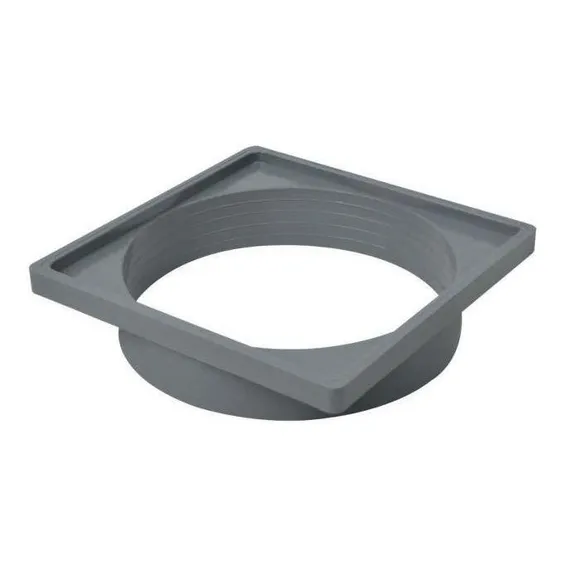 Porta Grelha Quadrada Amanco Cinza 100x100 Amanco Foto 1