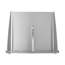 Porta Guardanapo Inox Mesa Papel Resistente Toalha Kit 2 Un Cor Prateado Foto mini 3