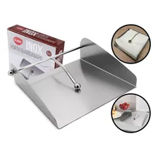 Porta Guardanapo Inox Mesa Papel Resistente Toalha Kit 2 Un Cor Prateado Foto mini 4
