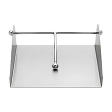 Porta Guardanapo Inox Mesa Papel Resistente Toalha Kit 2 Un Cor Prateado Foto mini 2