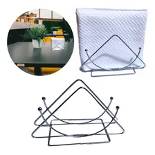 Porta Guardanapo Metal Triangular Suporte Mesa Papel Grande Foto mini 1