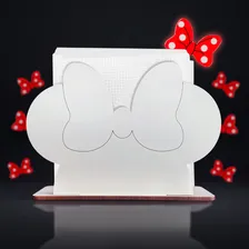 Porta Guardanapo Personagem Decoração Mdf 12cm Kit 30 Cor Branco Foto mini  2