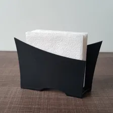 Porta Guardanapos De Papel Suporte Guardanapo Para Mesa Uz Cor Preto Foto mini 2
