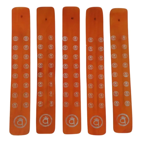 Porta-incenso Laranja Parman Ripa De Bambu - Kit X 10 Unidades Foto 1