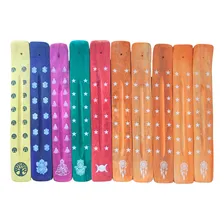 Porta-incenso Laranja Parman Ripa De Bambu - Kit X 10 Unidades Foto mini 2