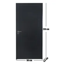Porta Lambril De Alumínio 210 X 90cm Com Maçaneta Eb Foto mini 4
