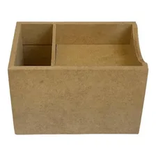 Porta Lápis Canetas Cartão Clips Escritório Mdf Organizador Foto mini 4