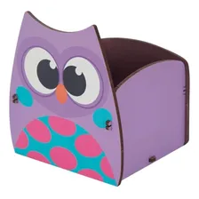 Porta Lápis Com Necessaire Bubu E As Corujinhas Foto  mini 1