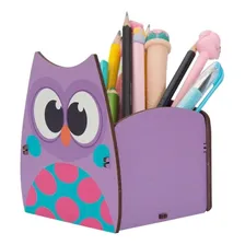 Porta Lápis Com Necessaire Bubu E As Corujinhas Foto mini  2