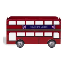 Porta-lápis Geguton Ônibus Londres - Vermelho Foto mini 4