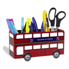 Porta-lápis Geguton Ônibus Londres - Vermelho Foto mini 1