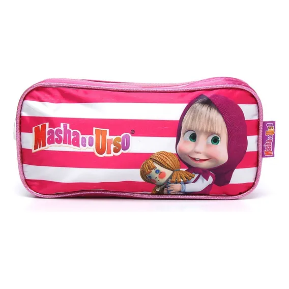 Porta-lápis Santino Masha E O Urso - Rosa Foto 1