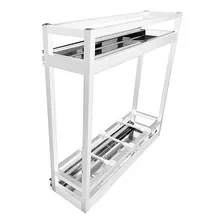 Porta Latas Óleo Alumínio Branco Lateral Aramados Jomer 9302 Foto  mini 1