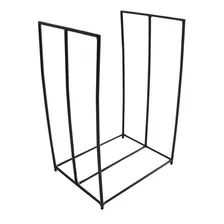 Porta Lenha Metal Suporte Lenha Lareira Fogão Braseiro Foto mini  3