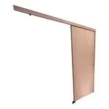 Porta Lisa Correr Completa Com Kit 210x82 Cor Nude Foto mini  2