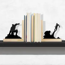 Porta Livros Madeira Her贸is Foto mini 2