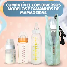 Porta Mamadeira Termico Quente Frio BebĂȘ Bolsa Garrafinha protetor Foto mini 4