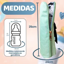 Porta Mamadeira Termico Quente Frio BebĂȘ Bolsa Garrafinha protetor Foto mini 3