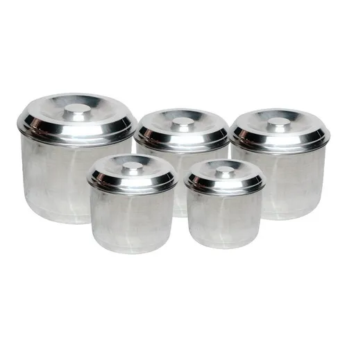 Porta Mantimentos Jogo De Latas Com 5 Peças Do 14 Ao 22 Foto 1